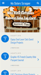 Mobile Screenshot of mysistersscrapper.com