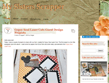 Tablet Screenshot of mysistersscrapper.com